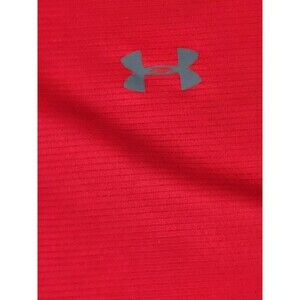Under Armour Polo Shirt Mens 2XL XXL Red Heat Gear Golf Lightweight Loose Fit